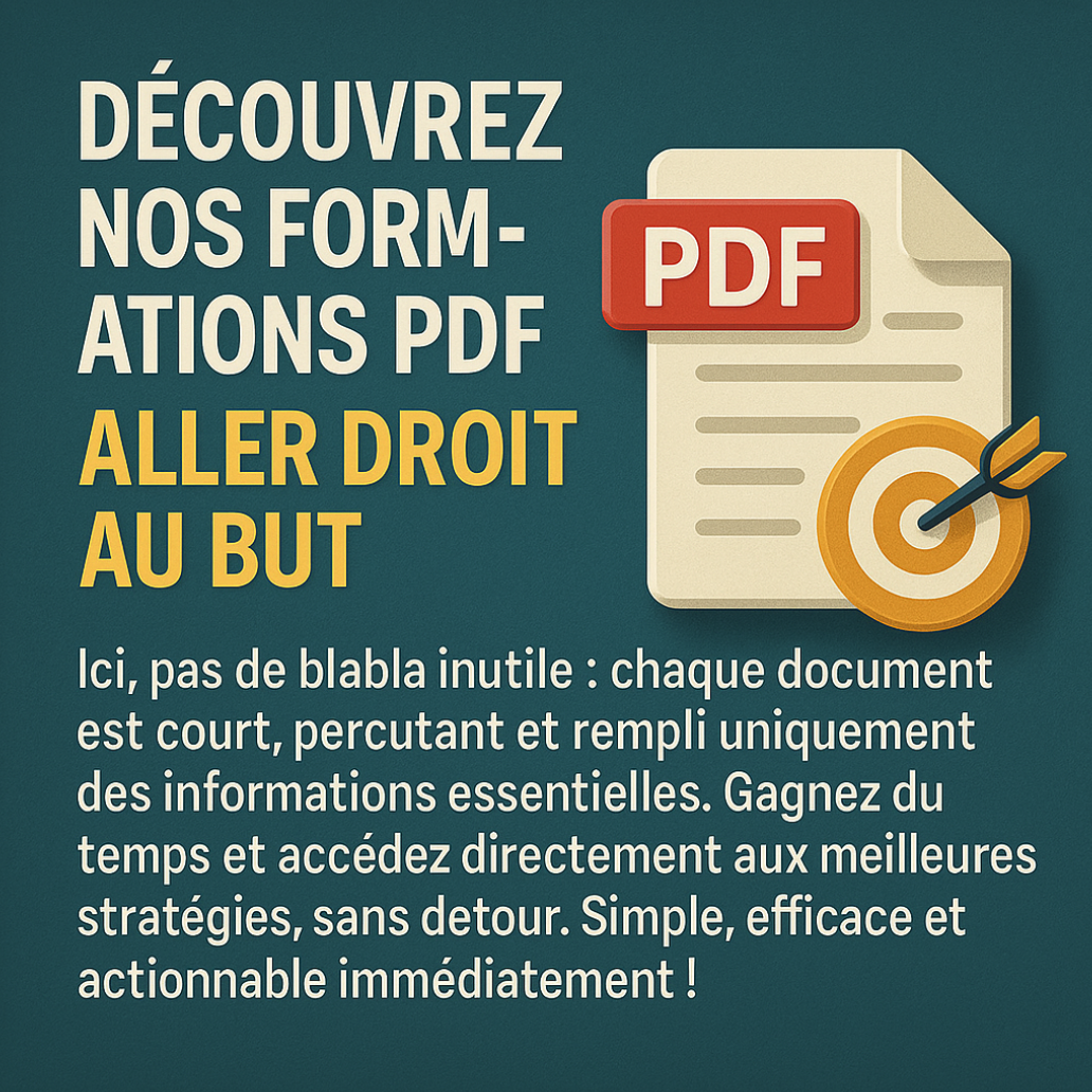 Formations PDF – L’Essentiel, Rien de Plus